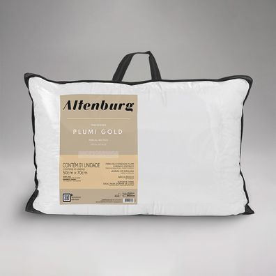 Travesseiro Altenburg Plumi Gold 50cm x 70cm