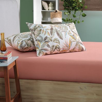 Jogo de Cama Casal 3 peças Altenburg Malha Fio Penteado 100% Algodão Tropical Art