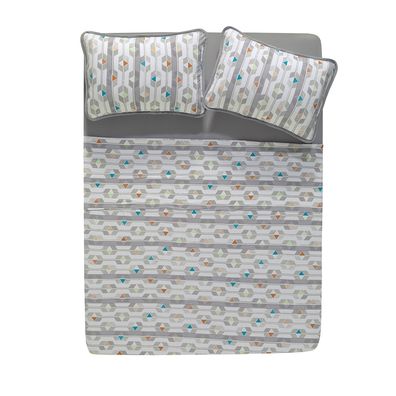 Jogo de Cama King 4 peças Altenburg Malha Fio Penteado 100% Algodão System