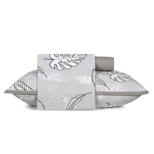 Jogo de Cama Solteiro Altenburg Blend Malha Leaf Urban