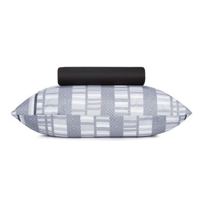 Jogo de Cama Solteiro 2 Peças Altenburg Toque Acetinado Tonal Grey
