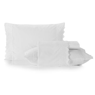 Jogo de Cama Queen 4 Peças Altenburg Provence Branco