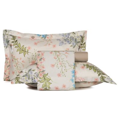 Jogo de Cama Solteiro 3 peças Altenburg Toque Acetinado Wild Flora