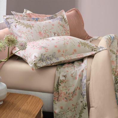 Jogo de Cama Solteiro 3 peças Altenburg Toque Acetinado Wild Flora