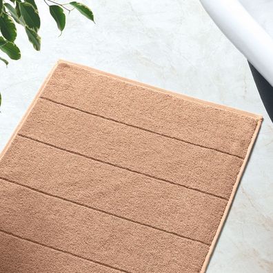 Toalha de Piso Altenburg 100% algodão Flat 50cm x 80cm Marrom