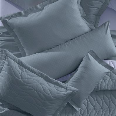 Fronha Body Pillow Altenburg Toque Acetinado 40cm x 130cm Play Azul