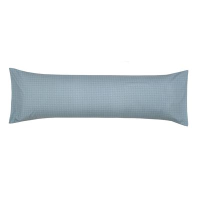 Fronha Body Pillow Altenburg Toque Acetinado 40cm x 130cm Play Azul