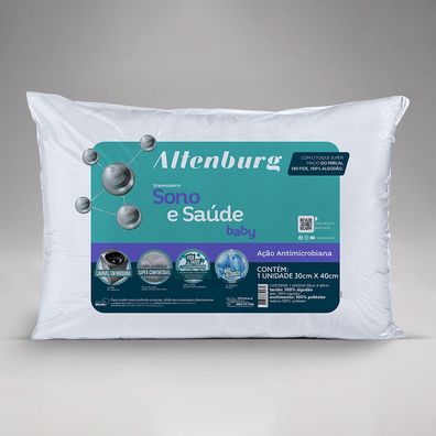Travesseiro Altenburg Sono e Saúde Baby 30cm x 40cm