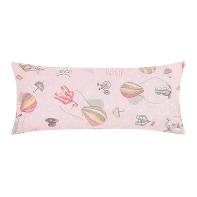 Travesseiro Body Pillow Altenburg Mundo Kids Malha Fio Penteado Espetáculo Rosa