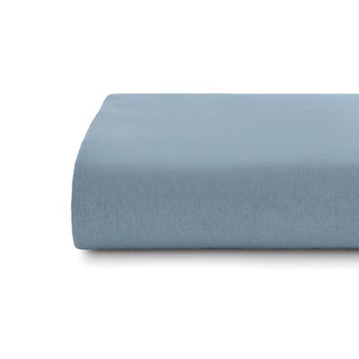 Lençol com Elástico Solteiro Altenburg Malha Fio Penteado 100% Algodão Azul
