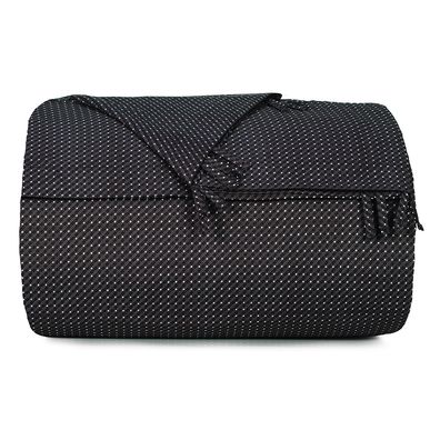 Capa de Edredom Queen Altenburg Toque Acetinado Slim Preto