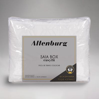 Saia Box Altenburg Solteiro Easy Fit Branco