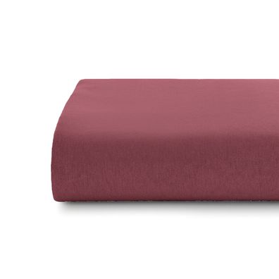 Lençol com Elástico Queen Altenburg Malha Fio Penteado 100% Algodão Vermelho