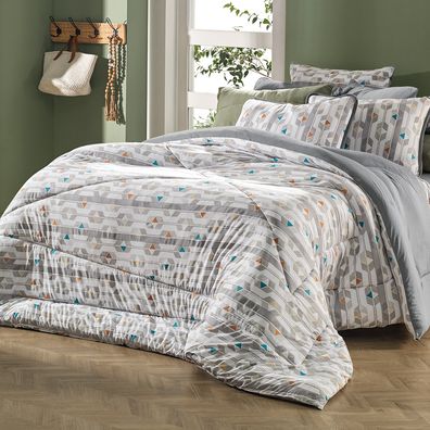 Edredom Queen Altenburg Malha Fio Penteado 100% Algodão System