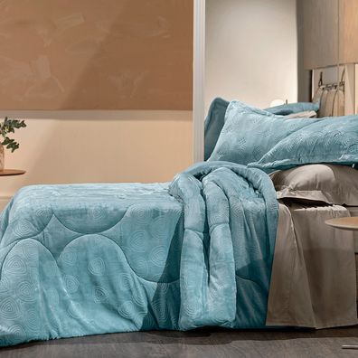 Edredom Queen Altenburg Blend Elegance Cloud Azul