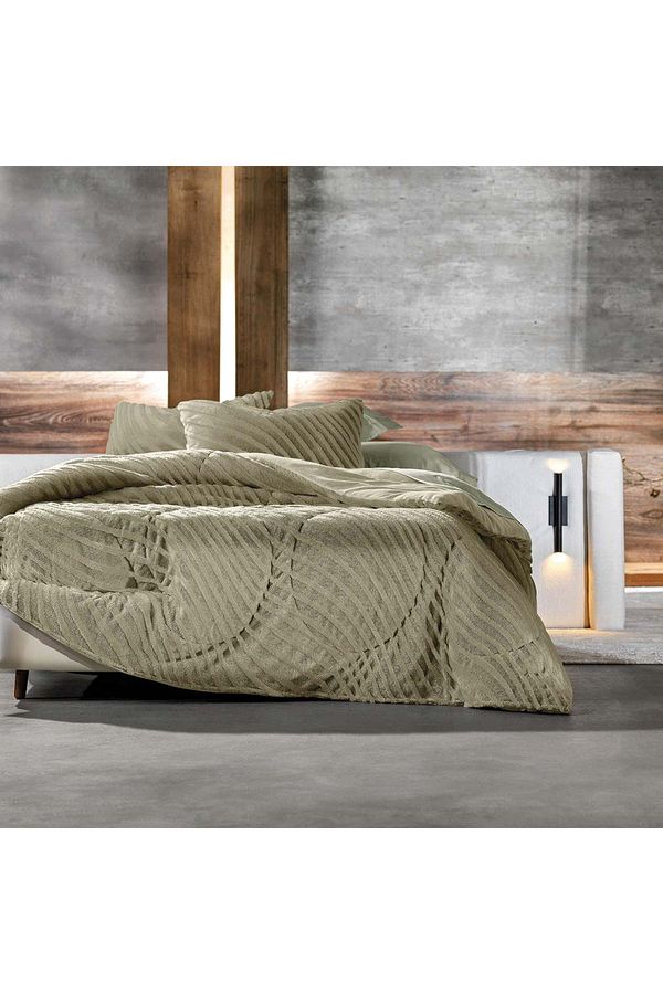 Edredom King Altenburg Blend Luxo Chenille Verde