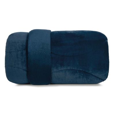 Edredom Queen Altenburg Blend Luxo Velvet Azul