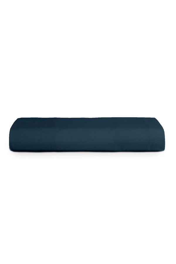 Lençol com Elástico King Altenburg Percal 180 Fios Azul