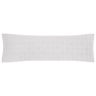 Porta Travesseiro Body Pillow Altenburg Toque Acetinado Ultrawave Summer Branco