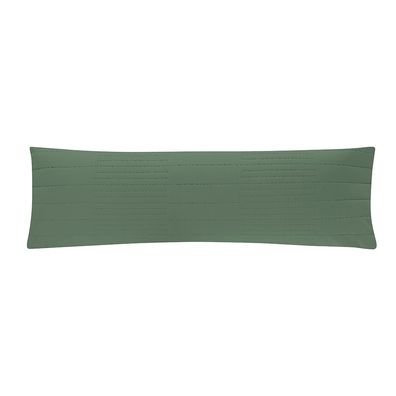 Porta Travesseiro Body Pillow Altenburg Toque Acetinado Ultrawave Línea Verde