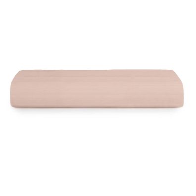 Lençol Superior Casal Altenburg Percal 180 Fios Neutral Rosa Lunar