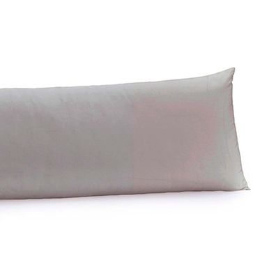 Fronha Body Pillow Altenburg Algodão Lux 200 Fios 100% Algodão 40cm x 1,30m Cinza