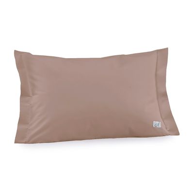 Mini Fronha Travesseiro Multiuso Altenburg Percal 180 Fios 35cm x 50cm Marrom
