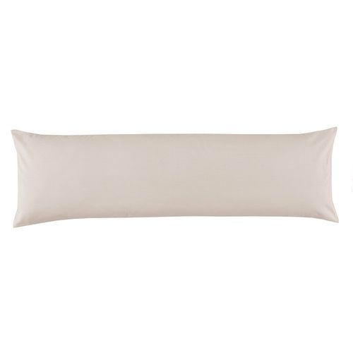 Fronha Body Pillow Altenburg Percal 180 Fios Neutral 40cm x 1,30m Cinza