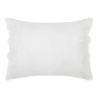 Fronha Altenburg Bordados em Cetim 300 Fios Lumiére 35cm x 50cm Branco