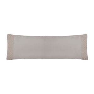 Fronha Body Pillow Altenburg Bordados em Cetim 300 Fios Barnot 40cm x 130cm