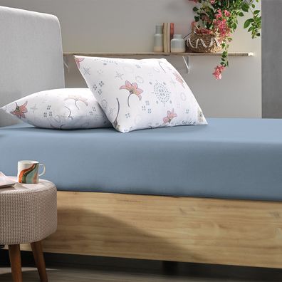 Jogo de Cama King 3 peças Altenburg Malha Fio Penteado 100% Algodão Relíquia