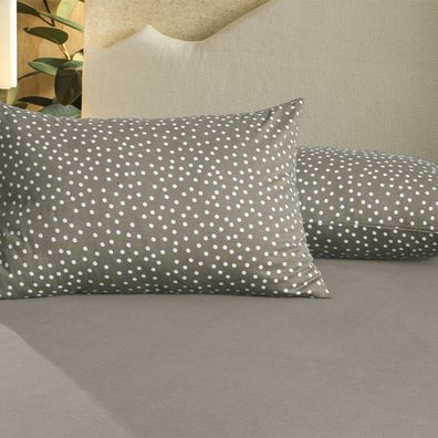 Jogo de Cama Casal 3 peças Altenburg Malha Fio Penteado Bits Cinza