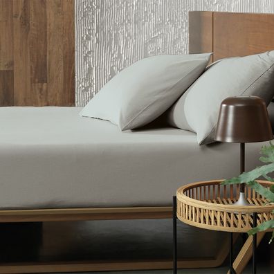Jogo de Cama Queen 3 peças Altenburg Malha Fio Penteado Cinza