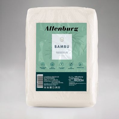 Protetor de Travesseiro Altenburg Bambu 48cm x 68cm Branco