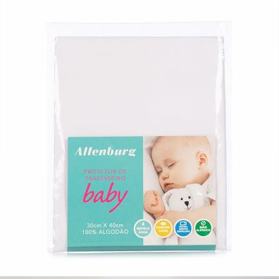 Protetor de Travesseiro Baby Altenburg com Protector 30cm x 40cm Branco