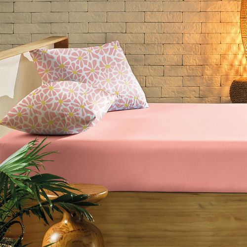 Jogo de Cama Queen Altenburg Brisa 03 Rosa