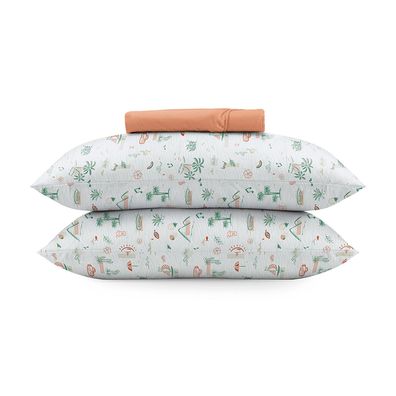 Jogo de Cama Casal Altenburg Brisa 05 Laranja