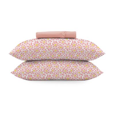 Jogo de Cama King Altenburg Brisa 03 Rosa