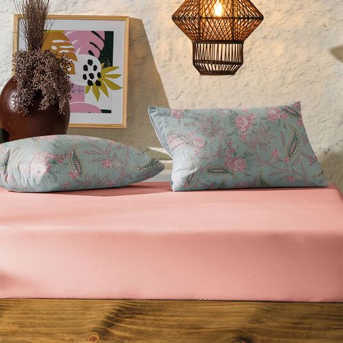 Jogo de Cama King Altenburg  Brisa 04 Rosa