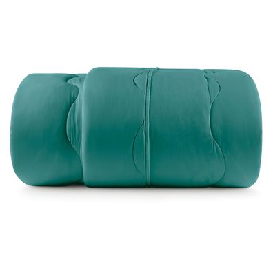 Edredom Queen Altenburg Toque Acetinado Four Season Verde