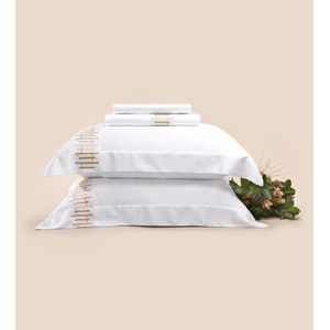 Jogo de Cama Queen Altenburg Haus Bambu 300 Fios Essential Branco