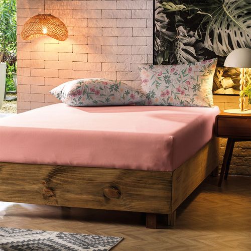 Jogo de Cama King Altenburg Brisa 02 Rosa