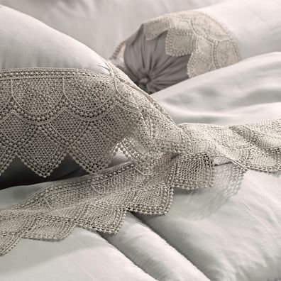 Jogo de Cama Queen Altenburg Bordados em Cetim 300 Fios -Ballerina