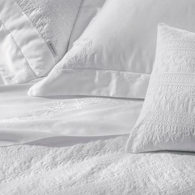 Jogo de Cama Queen Altenburg Bordados em Cetim 300 Fios Artisan