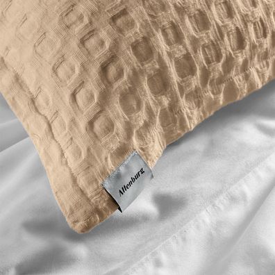 Fronha Body Pillow Altenburg Algodão Lux 200 Fios Versalhes Bege