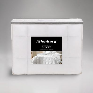 Enchimento de Duvet Queen Altenburg Cetim 233 Fios Branco