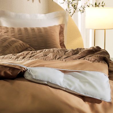 Enchimento de Duvet Queen Altenburg Cetim 233 Fios Branco