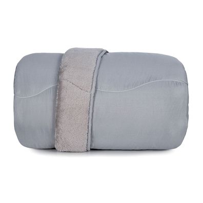 Edredom Queen Altenburg Blend Comfort Sherpa Cinza Mistico
