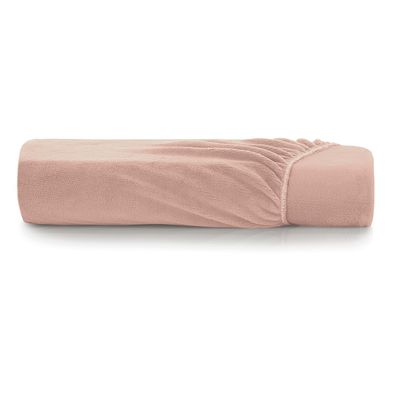 Lençol com Elástico Casal Altenburg Blend Plush Rosê