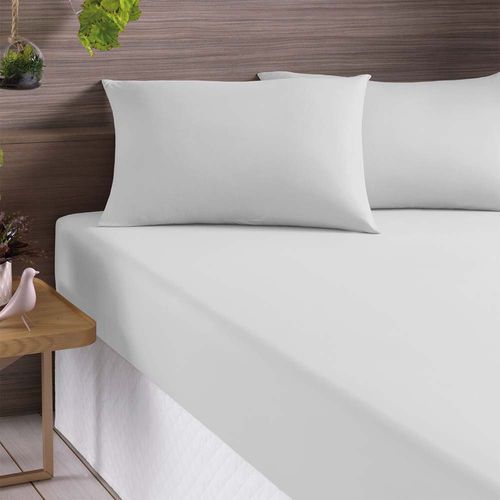 Jogo de Cama King 3 Peças Altenburg Toque Acetinado Branco